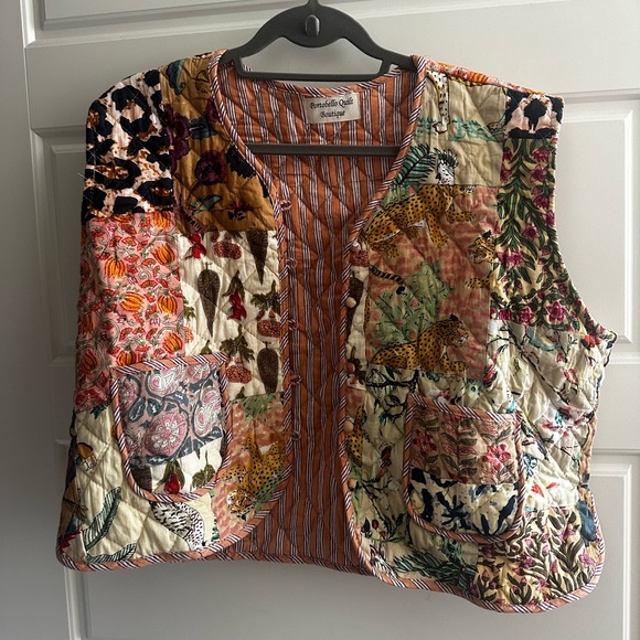 Colorful Patchwork Vest - Picture 1 of 2